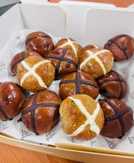 .@nicholes_law started celebrating Easter early today with hot cross buns in the office. To everyone who celebrates Easter, we wish you a happy and joyous weekend! #Easter #hotcrossbuns #familylaw #auslaw
