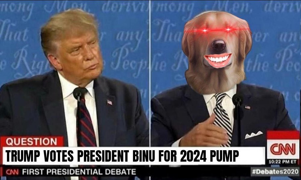 Appreciate the shoutout lil bro!

Can't wait to be worth more than Trump... Thanks $BINU!