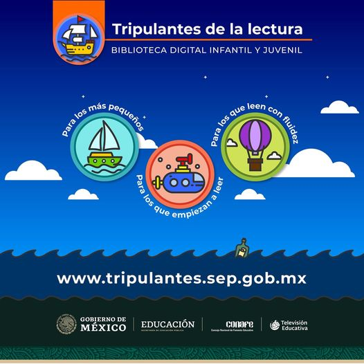 IME_SRE's tweet photo. ¿Buscas fomentar la lectura en tu pequeño? Tripulantes de la Lectura es una plataforma en dónde encontrarás lecturas que se pueden hacer en familia, de igual manera, mejorar la comprensión y fluidez lectora.
Para más información en: https://t.co/8YfMsogW97...
@SRE_mx https://t.co/pLWU82XFcS