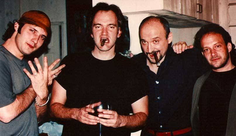 #robertrodriguez #quentintarantino #frankdarabont & #scottspiegel en 1996. #directors #screenwriters #photo