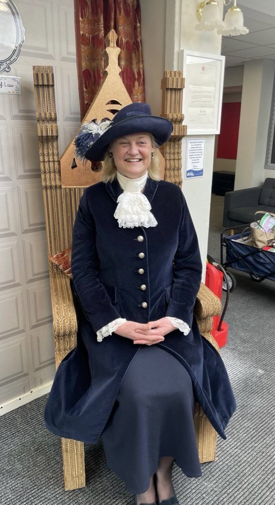 Thank you Warwickshire, it has been an honour and a privilege to serve as your High Sheriff. Today l hand over the baton to Rajvinder Kaur Gill and wish her a successful and enjoyable year.
Thank you to Camphill Primary School for letting me sit on their throne.