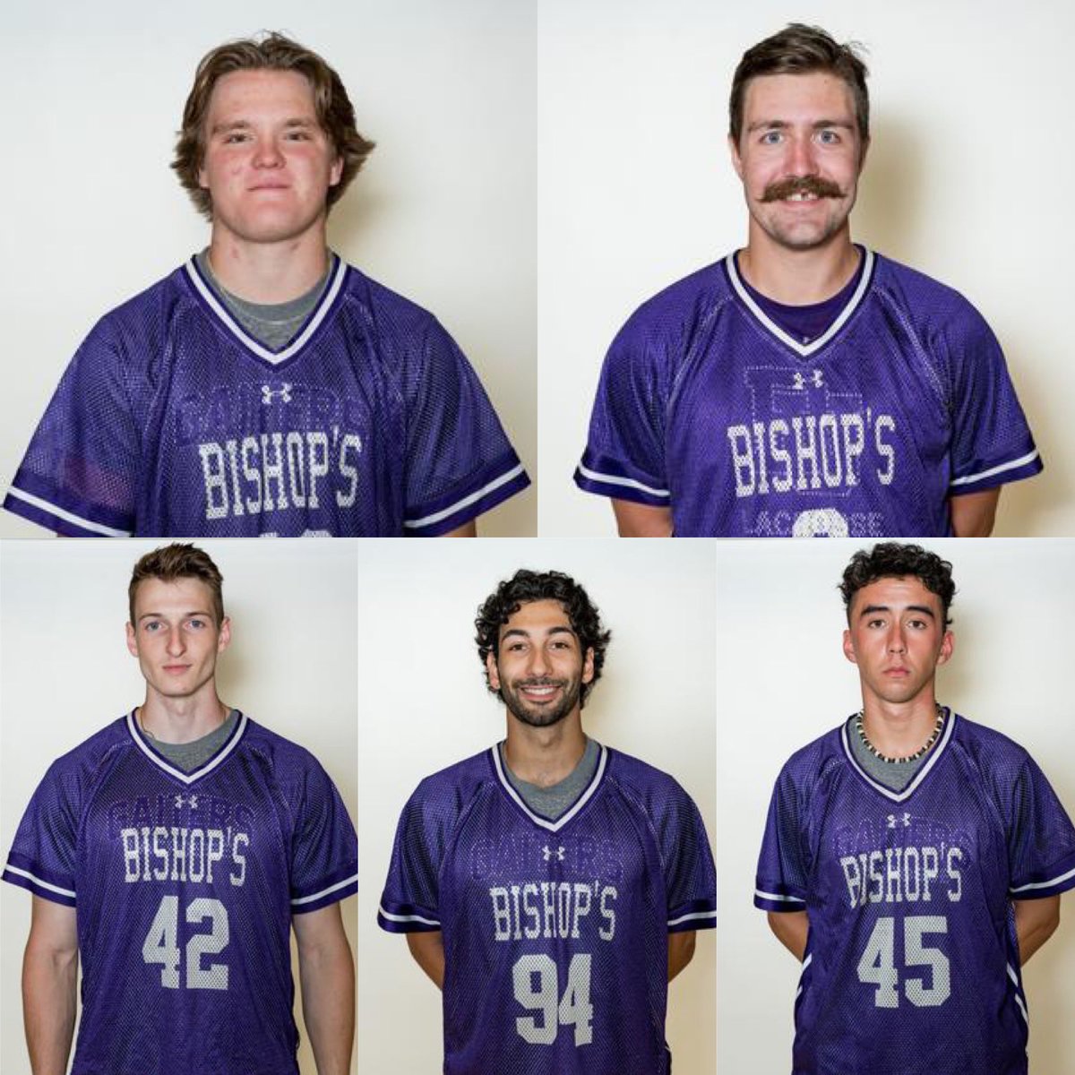 Congratulations to Rookie of the Year Sam Young, Coaches Award Winner BJ Shahzada, Defensive Player of the Year Jacob Turenne, Offensive Player of the Year Tony Tremblay, and Lacrosse MVP Sebastien Elie #OneLove <a href="/BishopsGaiters/">#GaiterNation</a>