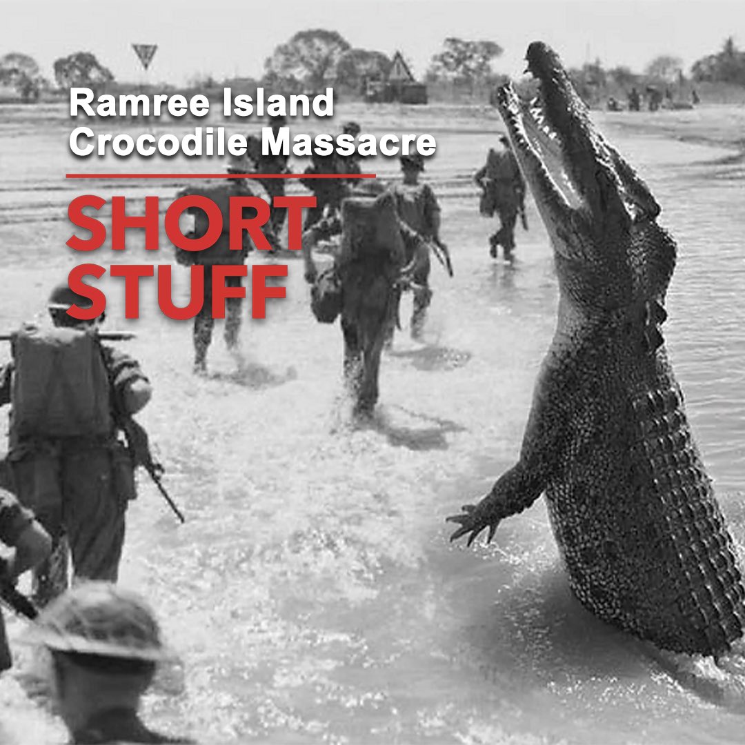 The strange thing about the story of the Ramree Island Crocodile Massacre is that it didn't happen. Yet the story lives on. omny.fm/shows/stuff-yo…