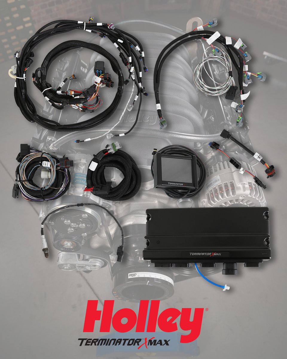 Holley_News's tweet photo. New Product: Holley Terminator X Max 7.3-liter Ford Godzilla Kit
P/N 550-1431 - Terminator X Max - $1,499.95
Learn more here: https://t.co/eiwfxGTUsg
#Holley #HolleyEFI #WinWithHolley #Fuelinjected #HolleyEquipped #TerminatorXMax https://t.co/Uioa2Idbqd