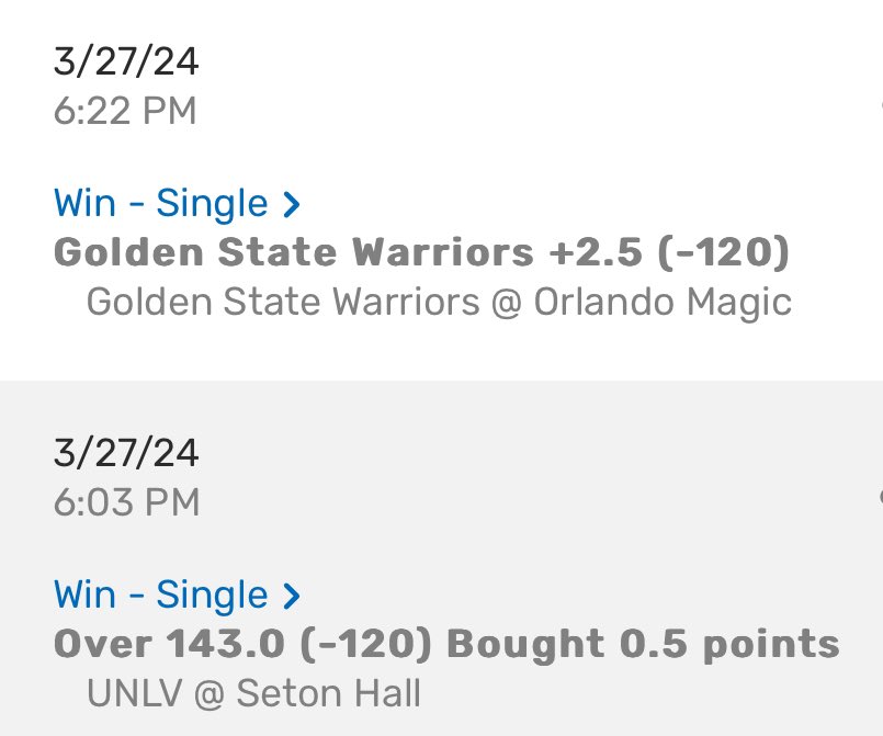 TweetyFades's tweet image. 🚨Picking 5 Winners for FREE 15* #CBB at 9:00PM PST! 

#VIP⭐️
15* SEA/HP Under 150✅
5* UNLV/HALL Over 143✅

#Subscribers💜
3* Golden State +2.5✅

📈3-0 +18.0 units! 
📊WTD: 5-3-2 (63%) +48.41 units! 

(♻️, ❤️ and Comment to enter!)
