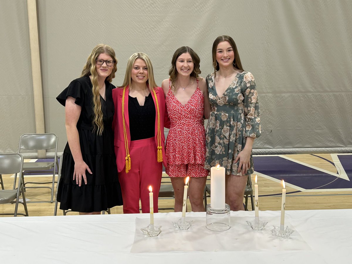 Been a busy night. I’m so proud of these 4 Lady Panther Ballers as they were inducted into the NHS!!! Didn’t get a picture but also proud of Robert Griffith Jr for his induction as well!!! #OneRV