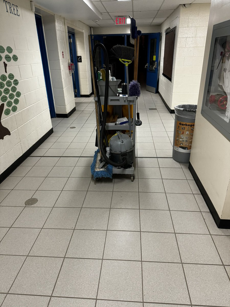 And that’s the beast that keeps this school clean!