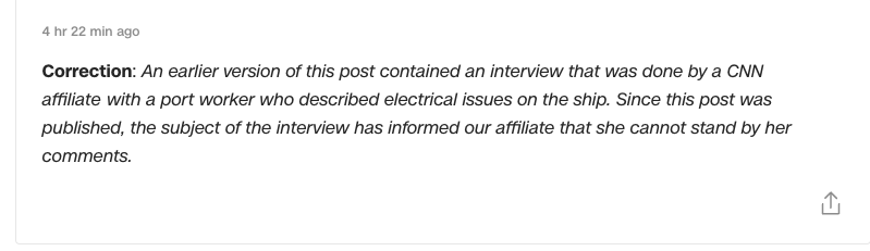 ma2loh's tweet photo. @CollinRugg CNN has updated to say the worker "cannot stand by her comments."

https://t.co/UrZ9s1baHc https://t.co/vs9dBSrgoH
