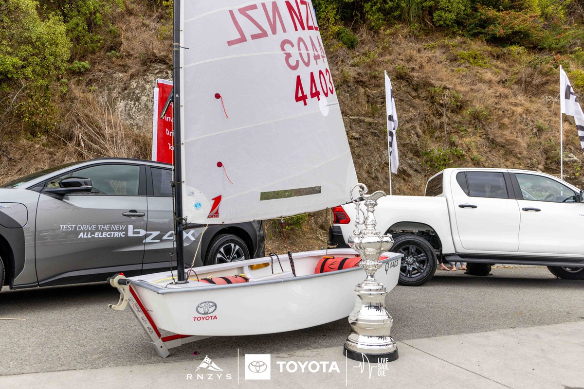 Exciting to see the next generation of the best kiwi sailors gathered for the @ToyotaNZ Optimist Nationals at the Queen Charlotte Yacht Club in Picton. Wishing all the sailors the best!