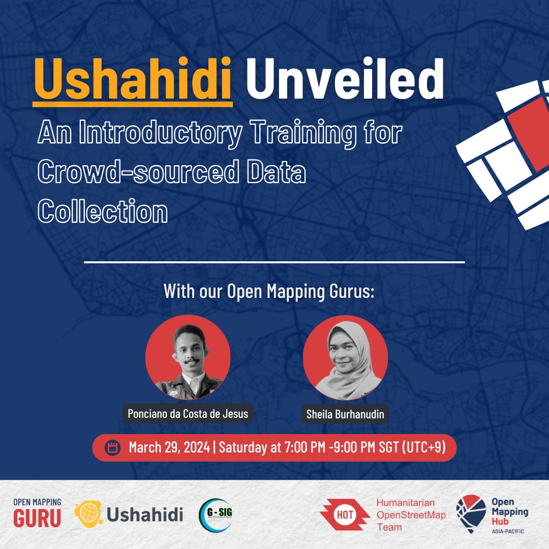 HAPPENING THIS FRIDAY! Ushahidi Unveiled: An Introductory Training for Crowd-sourced Data Collection Free Training Brought to you by Guru Ponsy and Guru Sheila! Sign up Now: forms.gle/cZd83jEXku9K9T…