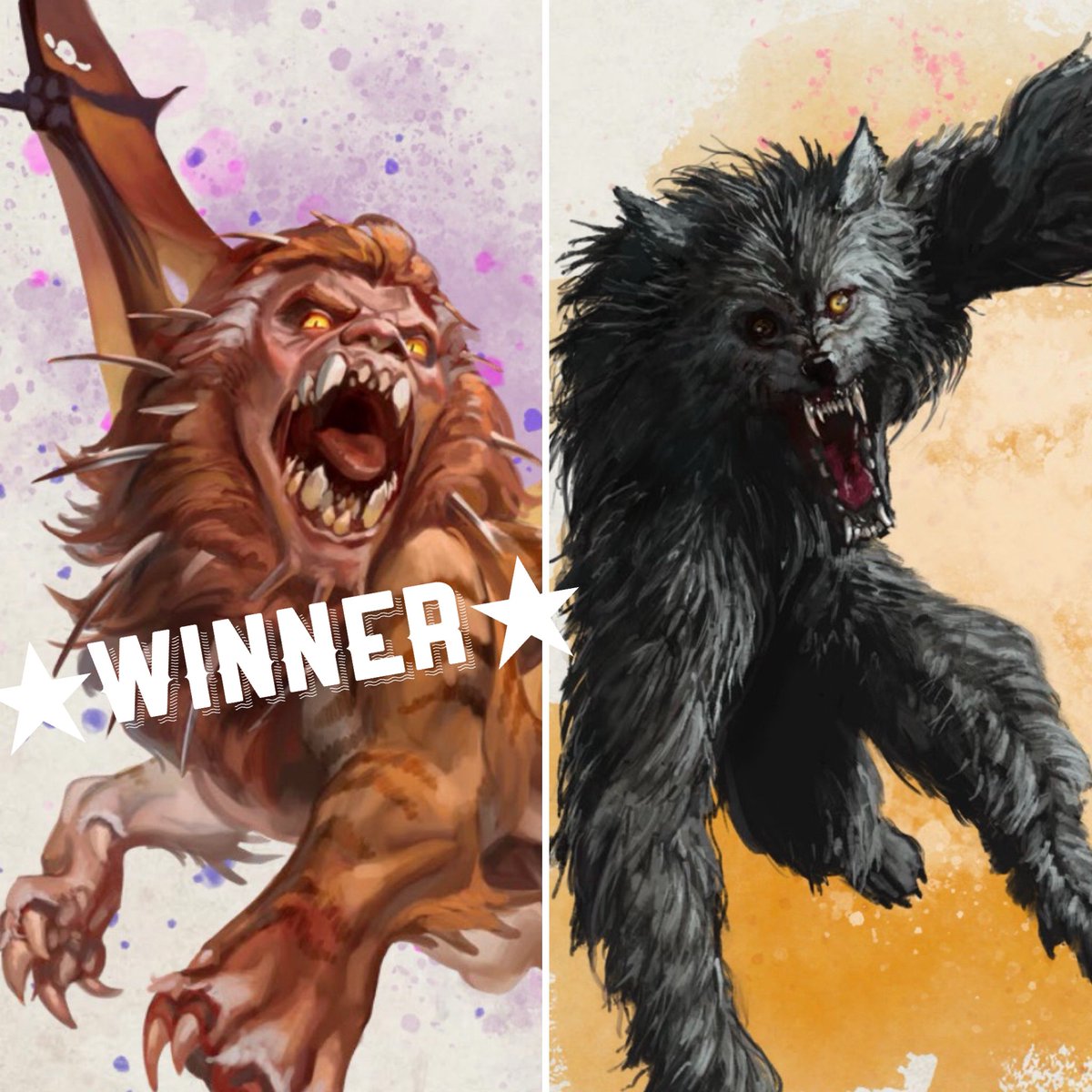 Winners from round one on X. Round 2 starts tomorrow! Who’s going all the way? (And check out winners on our IG too!) #MarchMonsterMadness #DnD