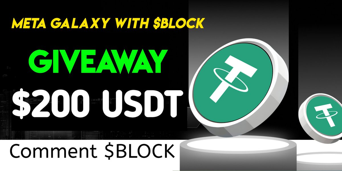 📢 Meta Galaxy with $BLOCK 🚀🪂

🎁 Reward  Pool ~ $200 $USDT 🤑

Enter👇
➡️ Follow @MetaGalaxy_org 
➡️ Like, RT & tag your 3 friends with this tags $BLOCK $EVERY

🎉 Random 40 Comments will get $5 $USDT each 🚀

#Airdrops $PARAM #Giveaways @JoinEveryworld @AINNLayer2 #ANVM