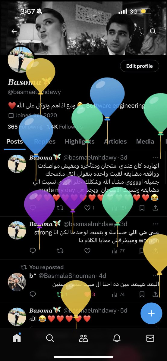 شكرا بجد للي اخترع بلالين تويتر بستنها كل سنه بفارغ الصبر 😂❤️❤️❤️❤️❤️❤️❤️❤️🎉