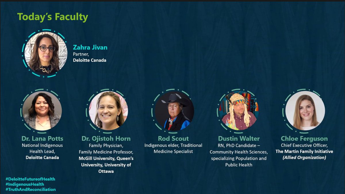 Did you know: less than 10% of #FirstNations communities have access to primary care &amp; Canada's Food Guide is a result of experiments on Indigenous children - important discussion on #IndigeousHealth presented by <a href="/Deloitte/">Deloitte</a>.