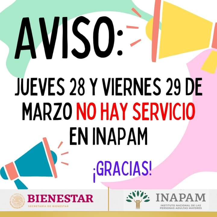 InapamPuebla_'s tweet photo. 🔴NO HAY SERVICIO🔴
Instituto Nacional de las Personas Adultas Mayores.
Gracias❗ https://t.co/rQgphSK0fb