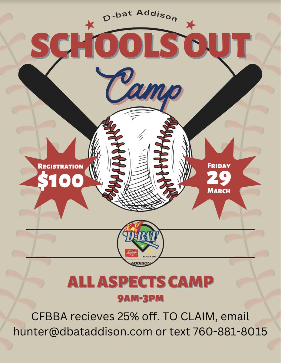 Carrollton-Farmers Branch Baseball Association tweet media