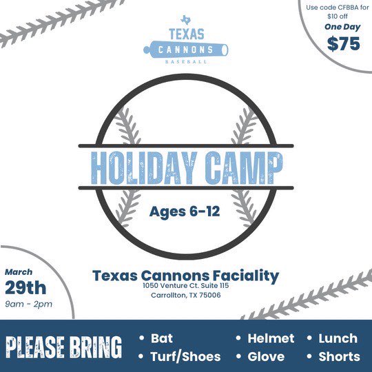 Carrollton-Farmers Branch Baseball Association tweet media