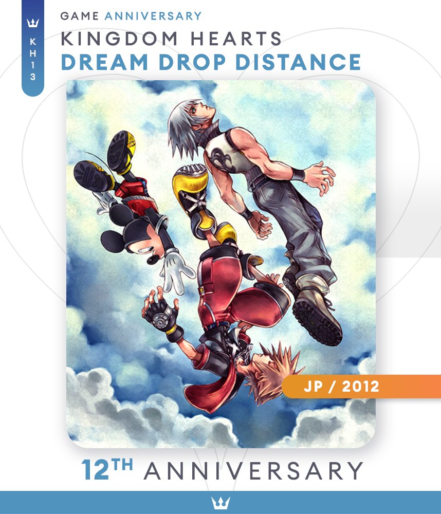 #KHAnniversary Happy 12th Anniversary to the Japanese release of Kingdom Hearts: Dream Drop Distance! kh13.com kh13.com/discord