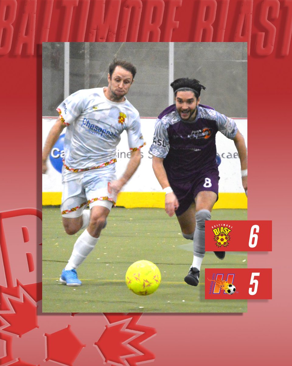 BaltimoreBlast's tweet photo. FINAL: @baltimoreblast 6-5 @harrisburg_heat_soccer
#baltimoreblast #blastfam #blast #blastoff #fullblast #baltimore #masl #soccer #baltimoreblastcheer #baltimoreblastcheerleaders #hereforablast @MASLarena https://t.co/EixrbI3INo