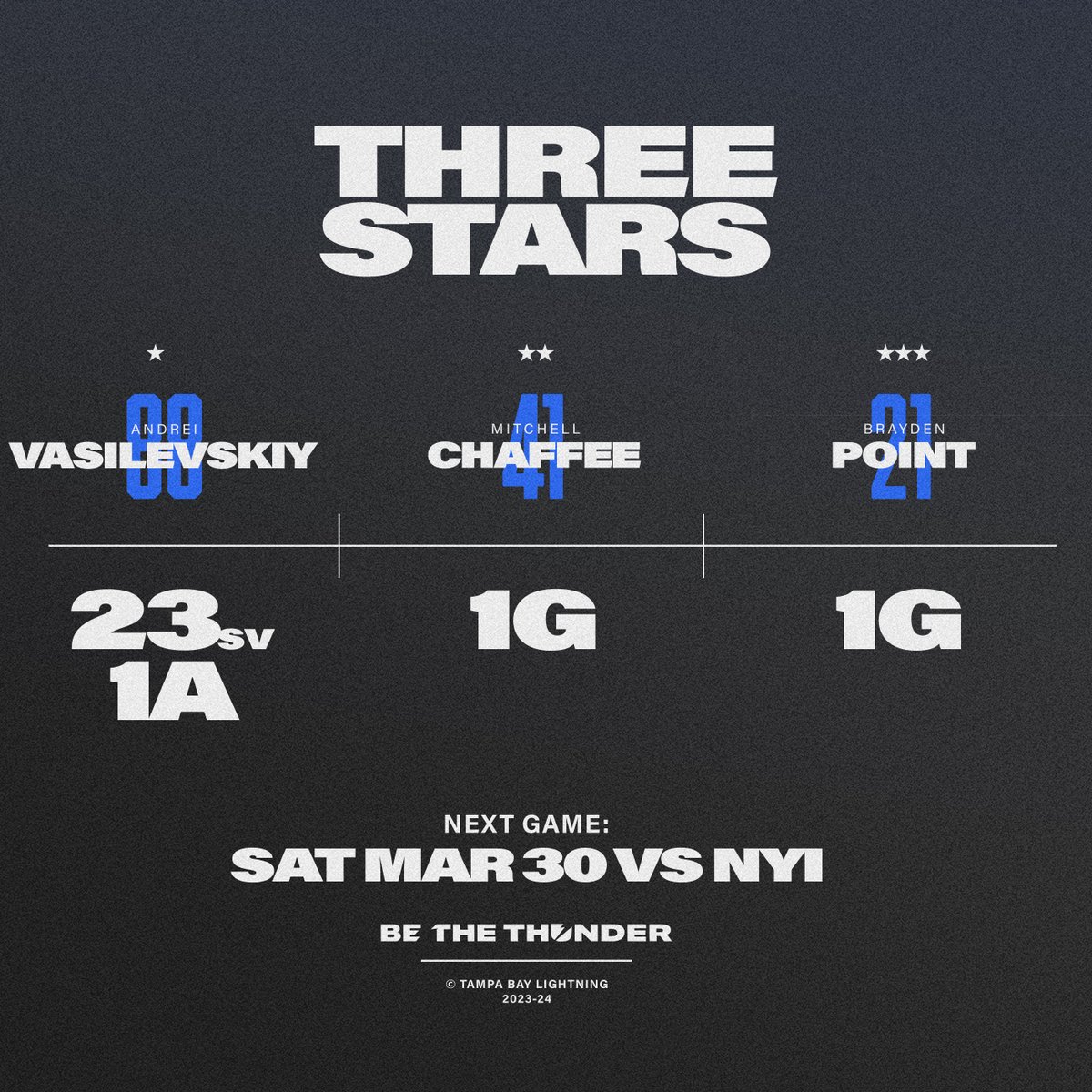 🌟🌟🌟 #BOSvsTBL