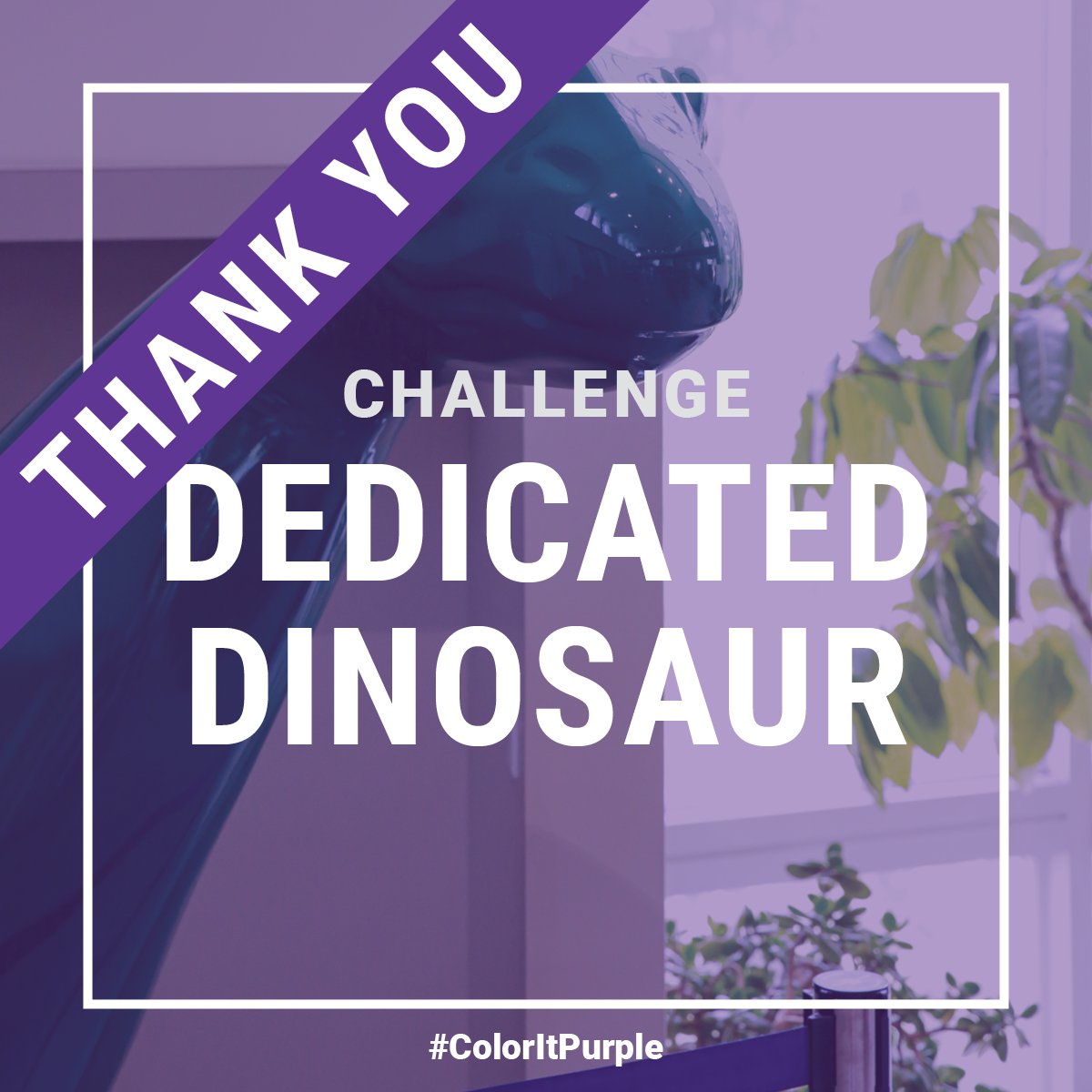 What a ROARING achievement! 🦕 This challenge has been met, thanks to you!
#ColorItPurple #DedicatedDino #CornellCollege #MakeYourMark #CIP10Years