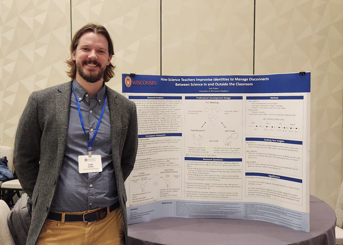 samevns's tweet photo. It was an honor to present my work at the #NARST24 Graduate Student Research Symposium! Thanks @NARSTorg for a great conference in Denver. https://t.co/2midjcgYDJ