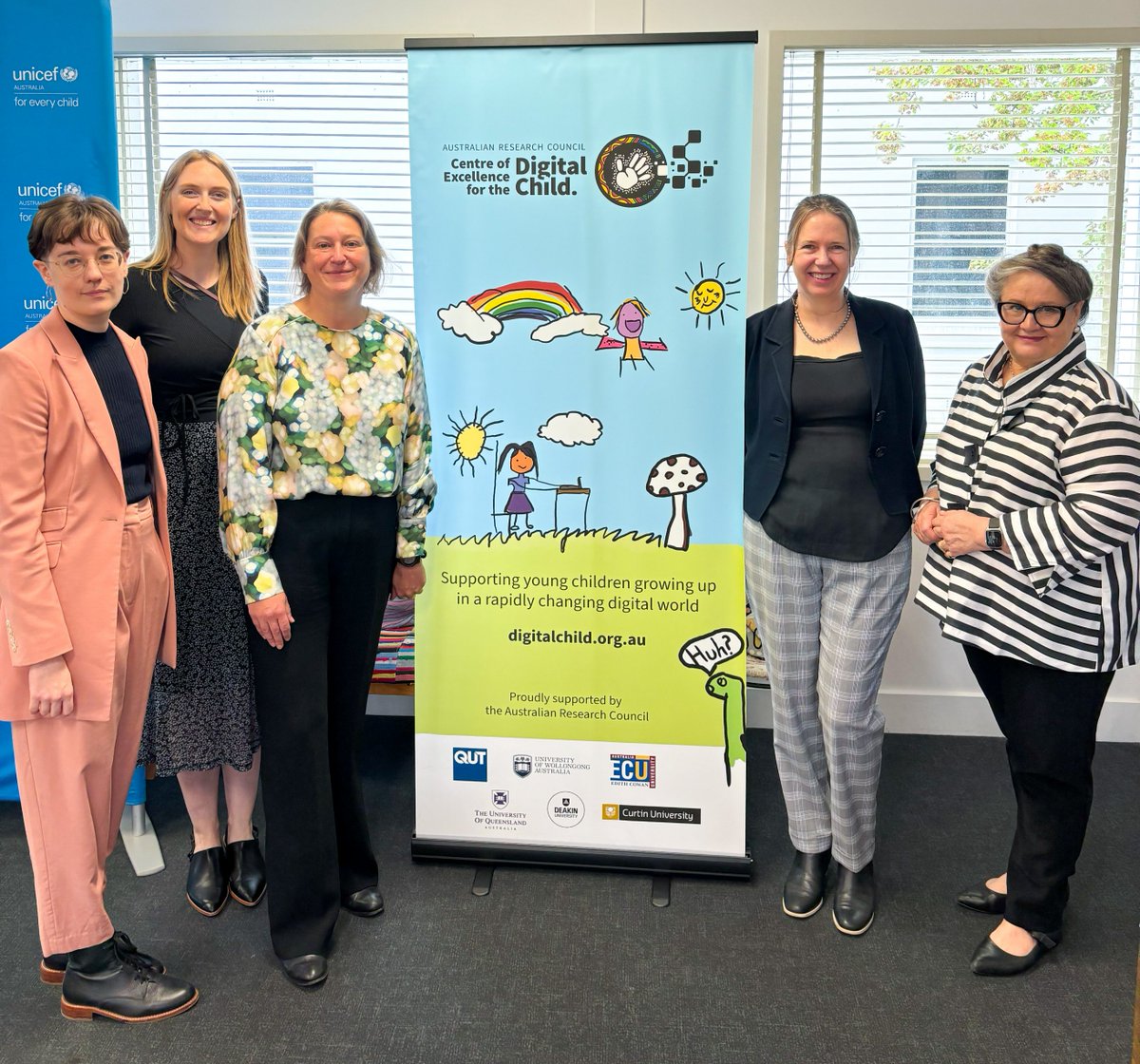Australian Research Council (@arc_gov_au) on Twitter photo Today ARC Executive Directors, Profs Gauja and Ross, attended the launch of the partnership between <a href="/digitalchildau/">ARC Centre of Excellence for the Digital Child</a> & <a href="/UNICEFAustralia/">UNICEF Australia</a>.
This collaboration will amplify the Centre’s cutting-edge research to improve the digital world for 🇦🇺 children.
More: digitalchild.org.au/digital-child-… Today ARC Executive Directors, Profs Gauja and Ross, attended the launch of the partnership between <a href="/digitalchildau/">ARC Centre of Excellence for the Digital Child</a> & <a href="/UNICEFAustralia/">UNICEF Australia</a>.
This collaboration will amplify the Centre’s cutting-edge research to improve the digital world for 🇦🇺 children.
More: digitalchild.org.au/digital-child-…
