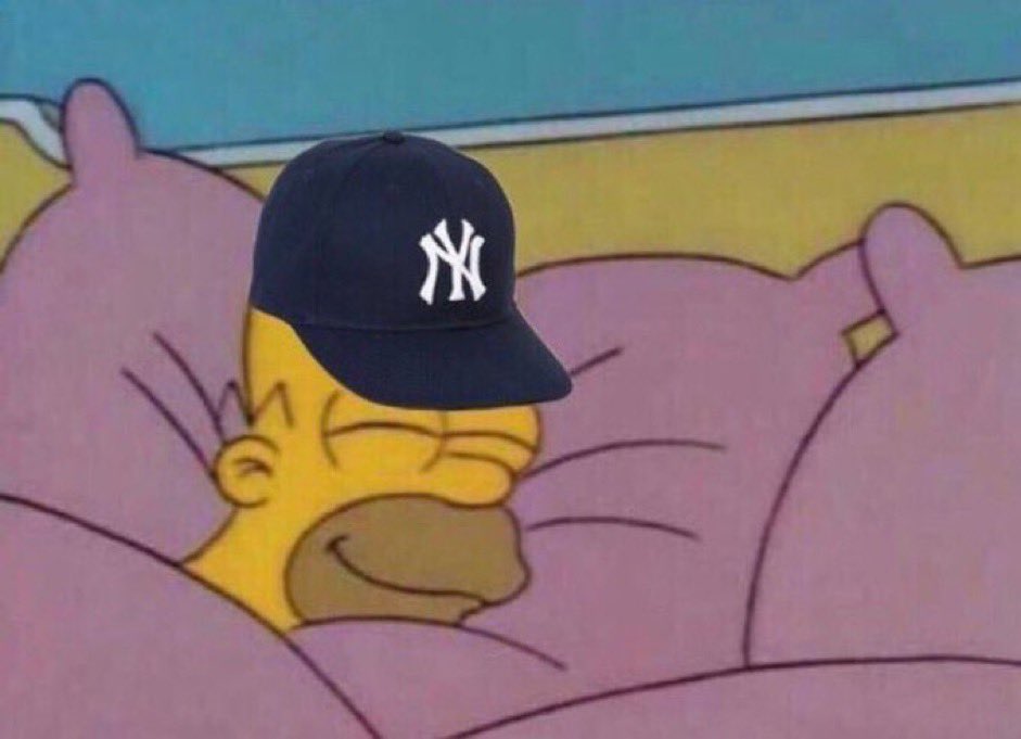 Going to bed knowing there’s 6 plus months of Yankees baseball starting tomorrow