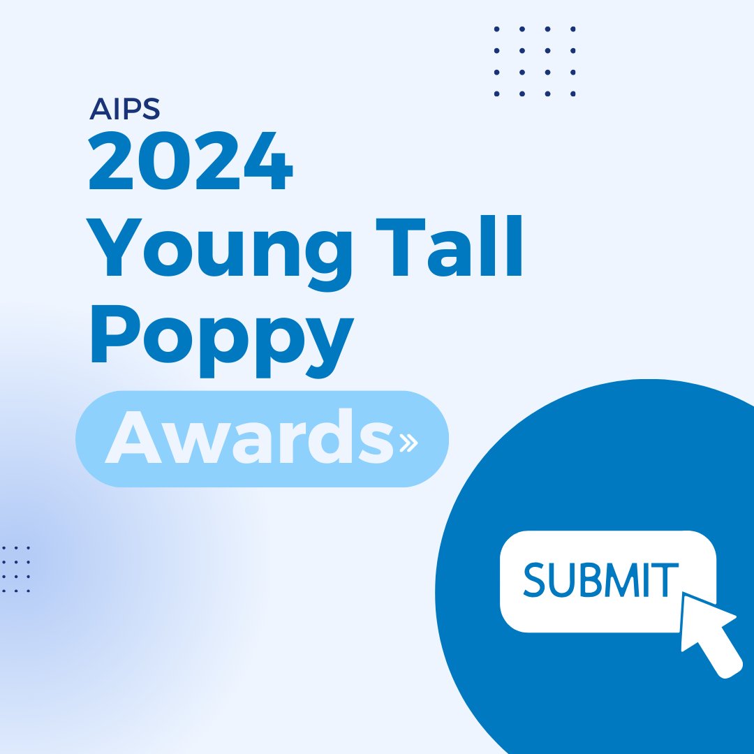 Had some time over the Easter long weekend to review your Young Tall Poppy application? Now is the perfect time to press that submit button and remove it from your to-do list. aips.net.au/2024-young-tal…