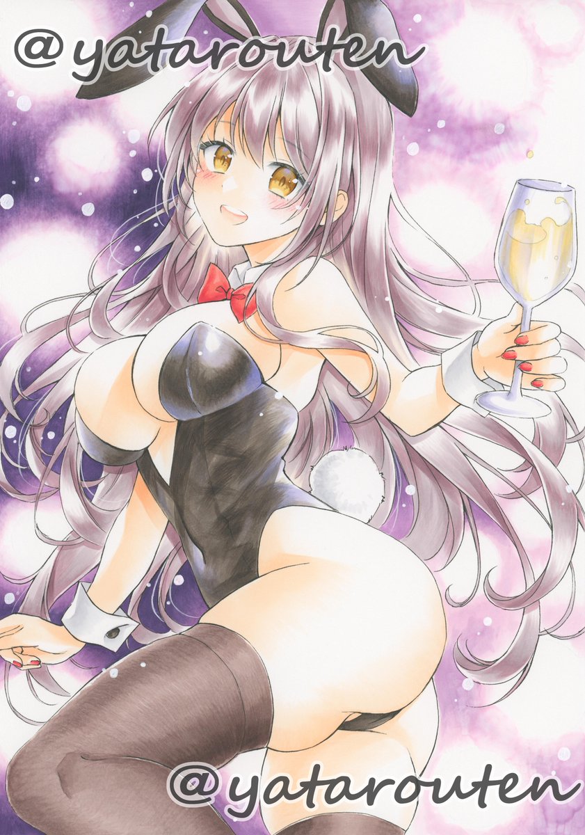 おはようございます☀️

漫画のネームやってるけどやる気が..._(:3」∠)_
YouTubeで猫見て癒されてこよ😇

#手描きイラスト 
#アナログイラスト
#オリジナルイラスト 
#コピックイラスト
#コピック
#バニーガール 