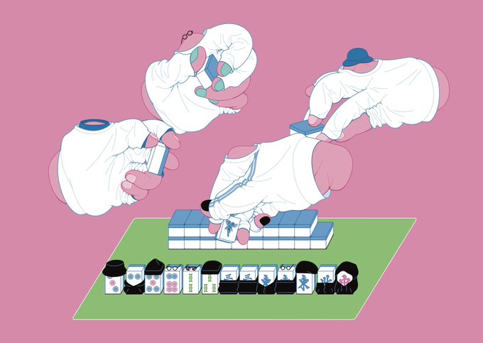 「mahjong」 illustration images(Latest｜RT&Fav:50)