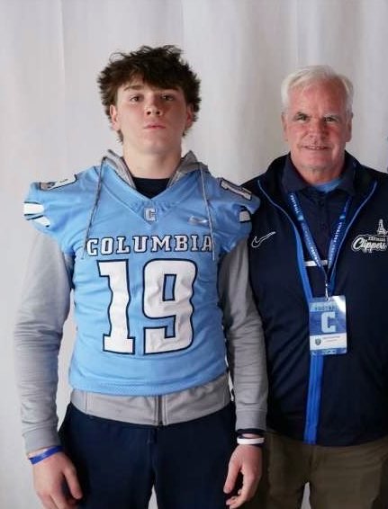 Had a great time yesterday at @CULionsFB. Thanks to @CoachAJG @Coach_Poppe and @CoachManion_ for welcoming me to practice and showing me around the facilities. @KevinFountaine @PrepRedzoneNY @CoachHefNCSA @jaidencadotte