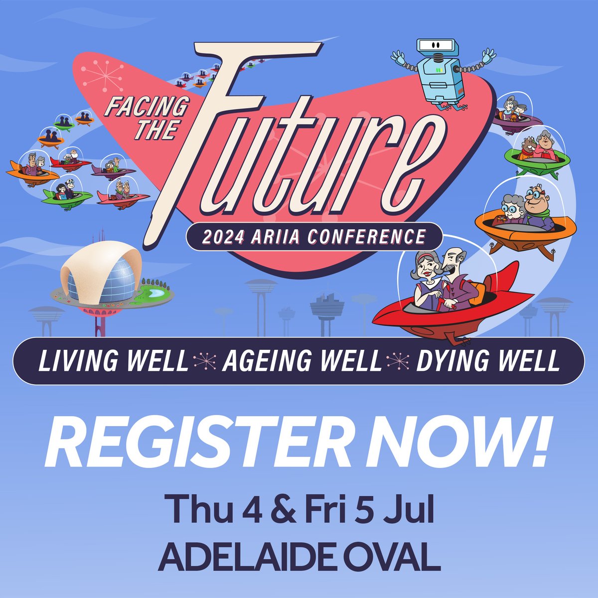 Join us for two days of inspiring debate and thought-provoking conversations from the best and sharpest minds from across the aged care ecosystem, who want to make a real impact on positive ageing. Register now! ariiaconference.com.au Thu 4 & Fri 5 Jul, Adelaide Oval