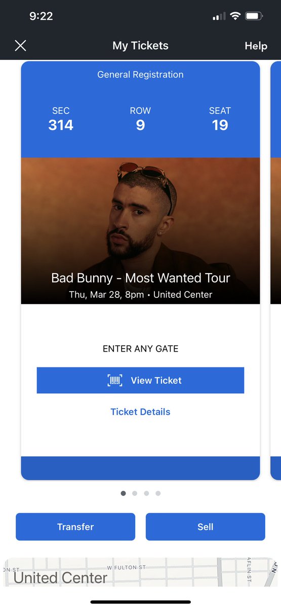 LianTorres10's tweet photo. Still seeking 2 Bad Bunny tickets for night 1 in Chicago (price negotiable; wanna get rid of them ASAP!) https://t.co/our7Gk5xxL