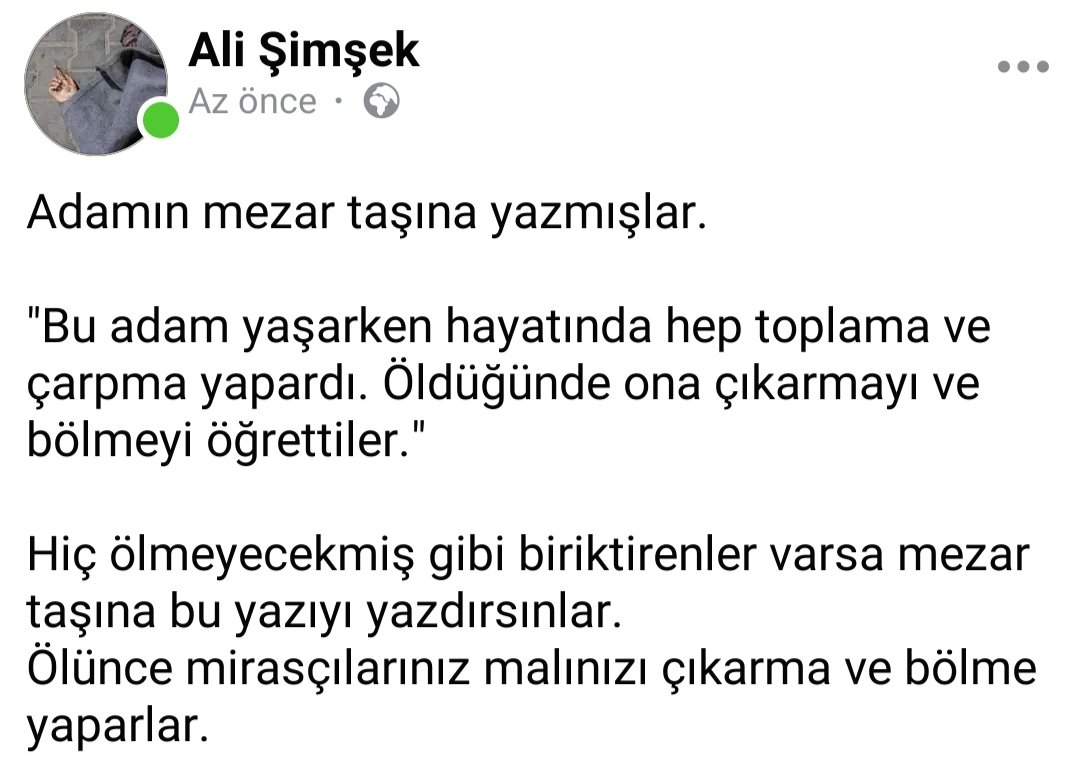 Yoksa bizlerde mezar taşımıza bu yazıyı yazdırmayı hak edenlerdenmiyiz ?