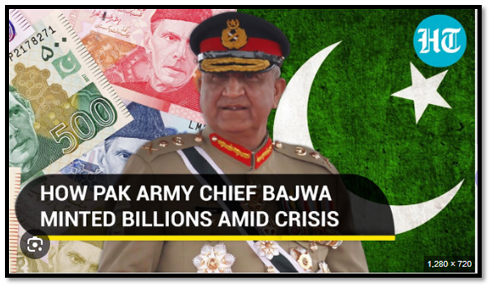 Pak Army Chief QamarJavedBajwa's family reportedly became billionaires in the last six years. Pakistani Journalist Ahmad Noorani details how General Bajwa's family amassed billions of dollars in just a few years. #PakMilBus