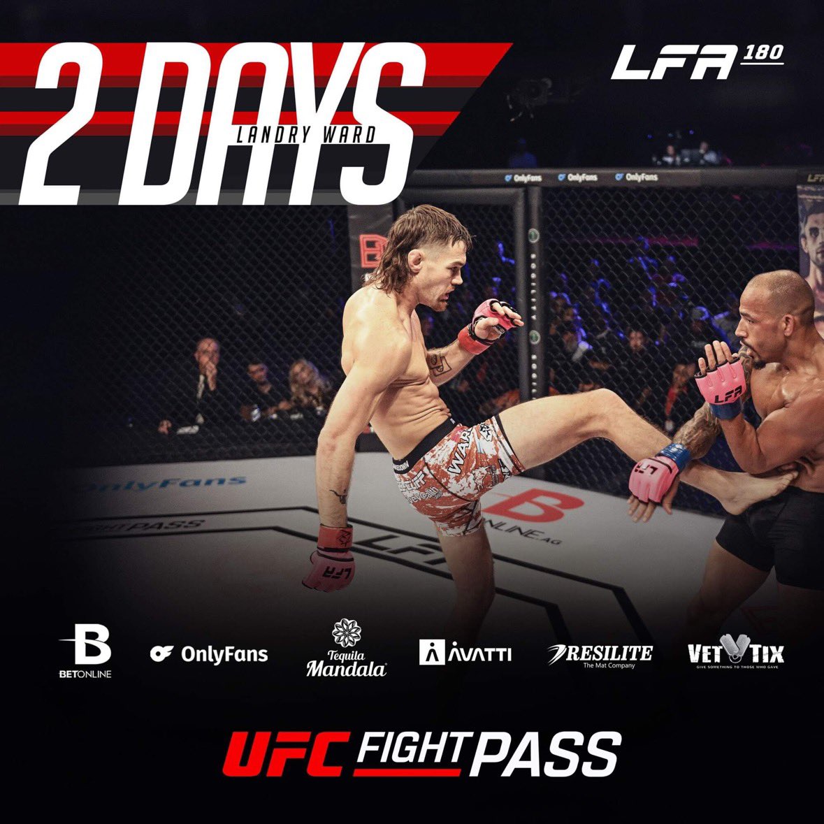 LFAfighting's tweet photo. In 2 Days, top prospect @LoneStarKidMMA returns to the LFA Octagon in the Main Event of #LFA180! ๐ค
Friday, March 29
#BroadbentArena
at the @KYExpoCenter
#Louisville, #Kentucky
๐ซ: https://t.co/qwOSP5FHsi
#MMA
#LFANation
@UFCFightPass https://t.co/3PdUuo4eNO