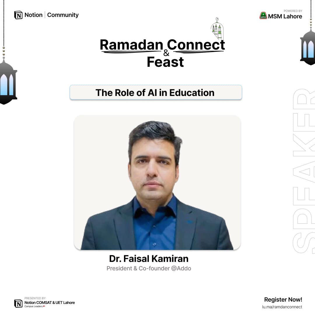 MSM_Lahore's tweet image. MSM Lahore Presents,
Ramadan Connect &amp;amp; Feast📷
Thursday | March 28,2024 | 03:30pm
The Nishat Hotel, Lahore
The event is only for invited persons!
#MSMLahore
#MSMForStudents