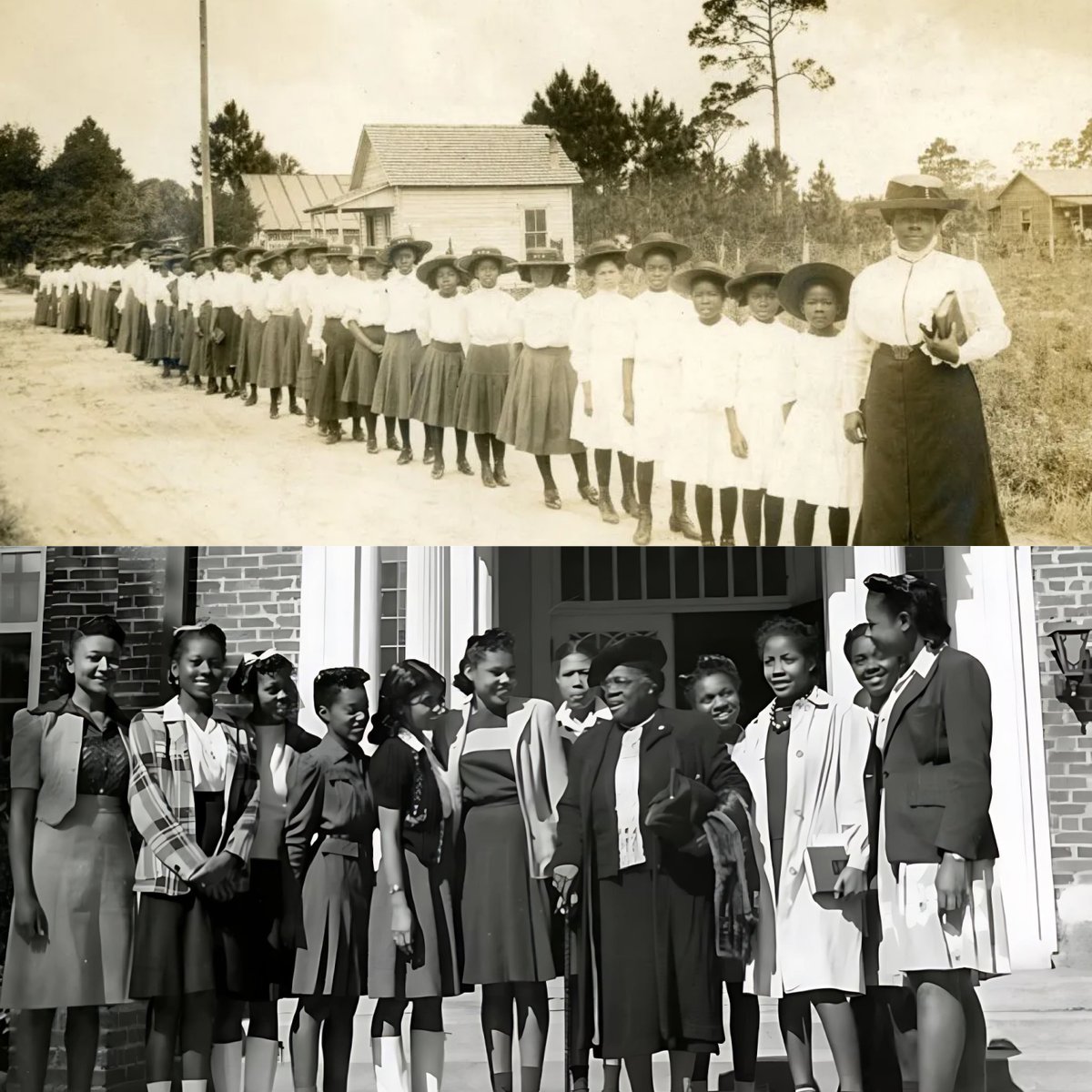 Mary McLeod Bethune, with $1.50, faith in God and 5 little girls, founded a school for African American students in Daytona Beach, which would later become Bethune-Cookman University!