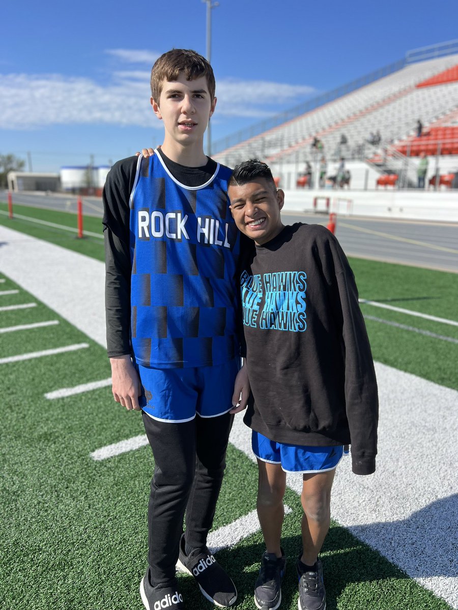 It was a chilly but beautiful day for our Unified Track and Field Meet in Celina! Next week we will return to Celina for the area meet and compete to advance to state!! @RockHillHS @RockHillMedia @prosper_special @SOTexas @ProsperISD @PISD_Athletics
