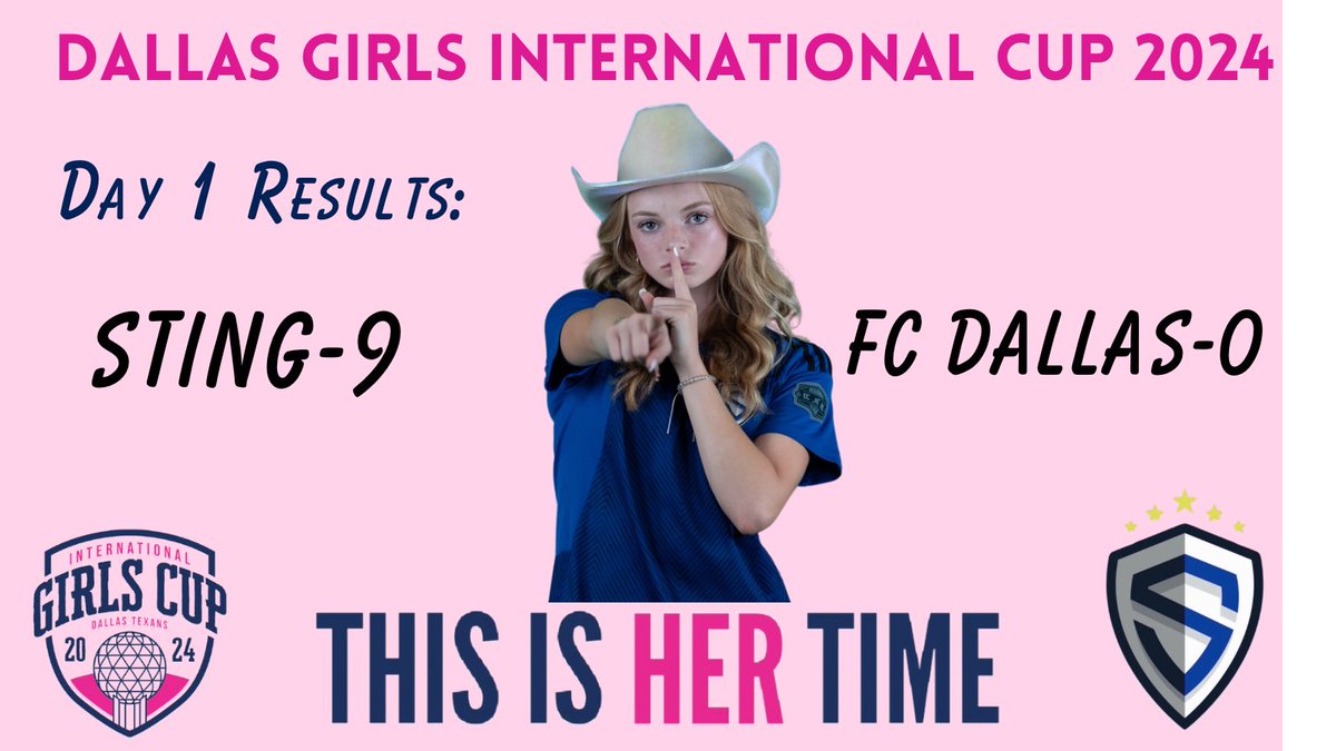 A big win to start off the <a href="/DallasGirlsCup/">Dallas Texans Girls Cup</a>! I came home with 2 goals and one assist! 
Goals: 
Stella⚽️⚽️🅰️
<a href="/AshlynB_2027/">Ashlyn</a> ⚽️⚽️⚽️
<a href="/PaisleyBowling6/">Paisley Bowling</a> ⚽️⚽️
<a href="/grace_miller2/">Grace Miller</a> ⚽️

 <a href="/ImYouthSoccer/">ECNL/GA/Recruiting/College Soccer</a> <a href="/ImCollegeSoccer/">College Soccer Truth ™</a> <a href="/TheSoccerWire/">SoccerWire</a> <a href="/TopPreps/">TOP PREPS - Free Sports News, Videos & Information</a> <a href="/NickSoutar/">Nick Soutar</a> @LethalSoccer <a href="/Royal08g/">Sting Dallas Royal ECNL-RL 08G</a>