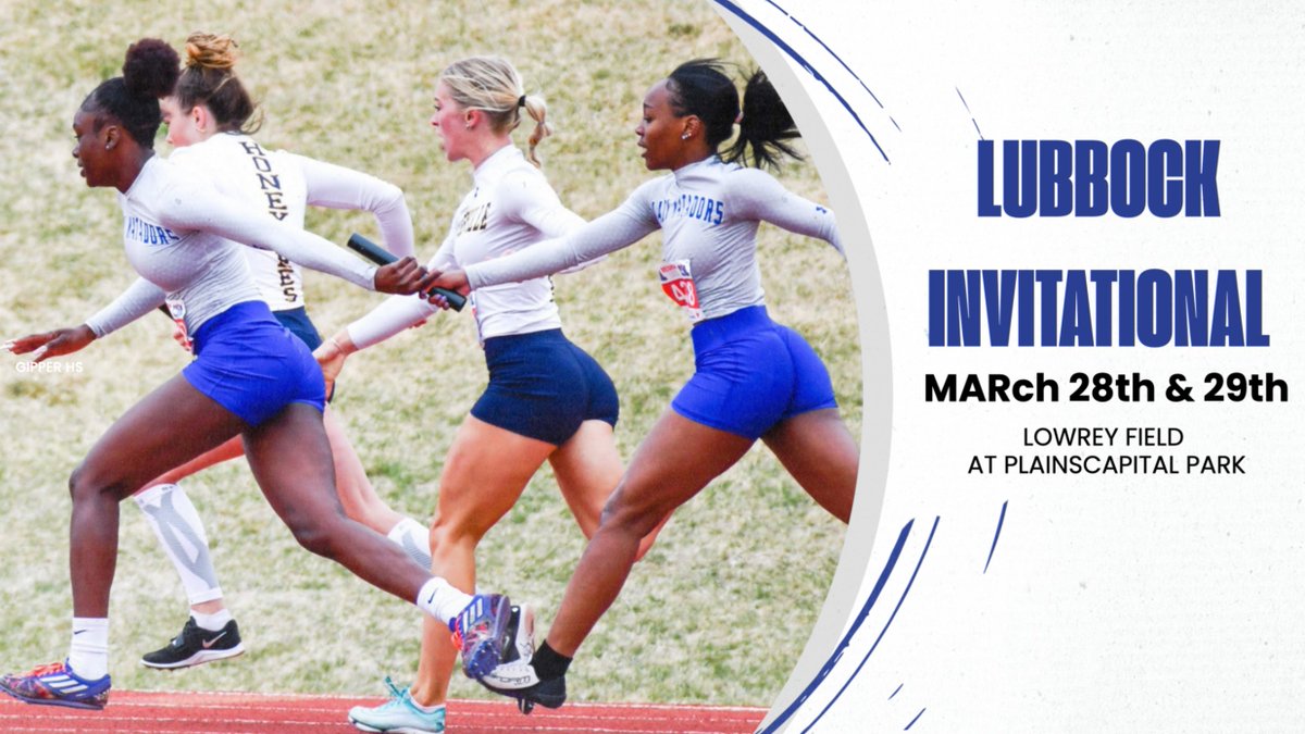 2024 @LubbockISD Invitational Track Meet March 28th Field Events: 2:30 Prelims: 4:00 March 29th Field Events: 9:30 Finals 2:00 Live results at spatotrack.com