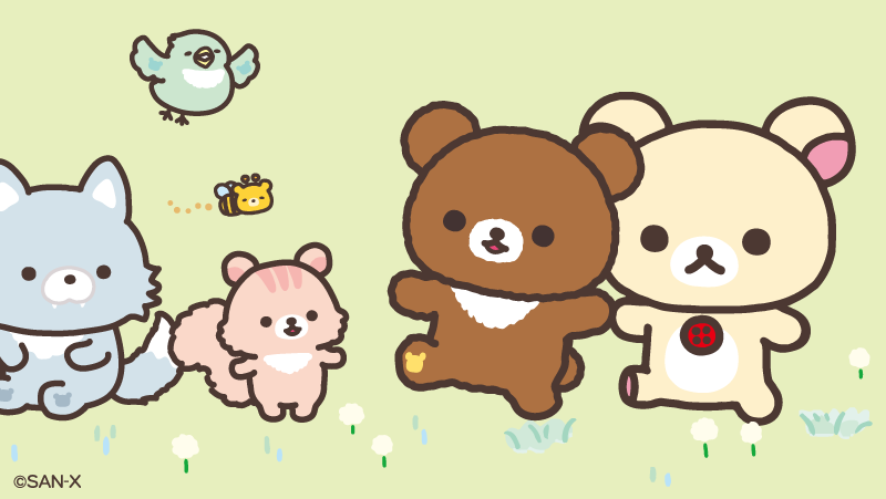 コリラックマがはちみつの森に遊びにきたよ！✨