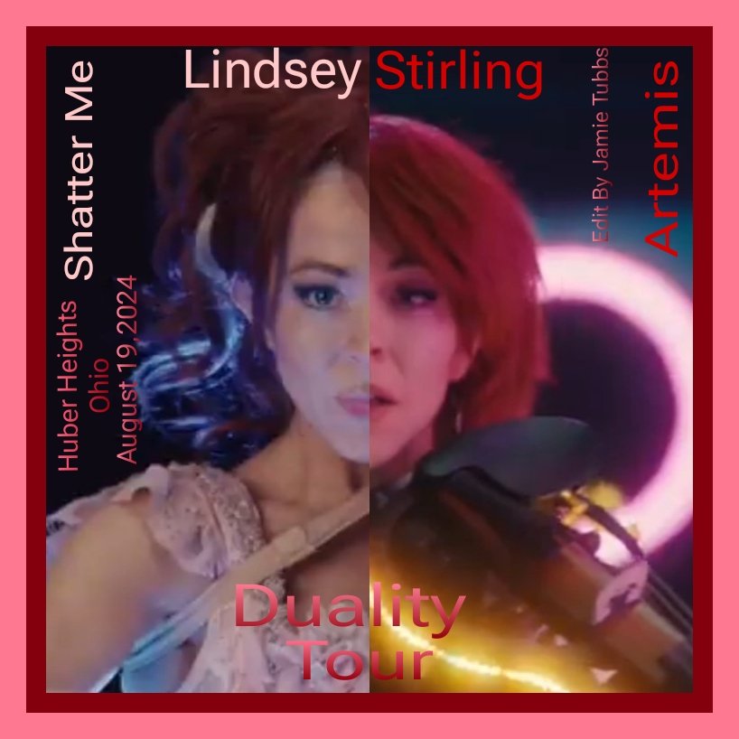 My Lindsey Stirling Shatter Me/Artemis Duality Tour Huber Heights Ohio August 19,2024 Photo I Edit @LindseyStirling #DualityTour #KSLL #StirlingitesForLife