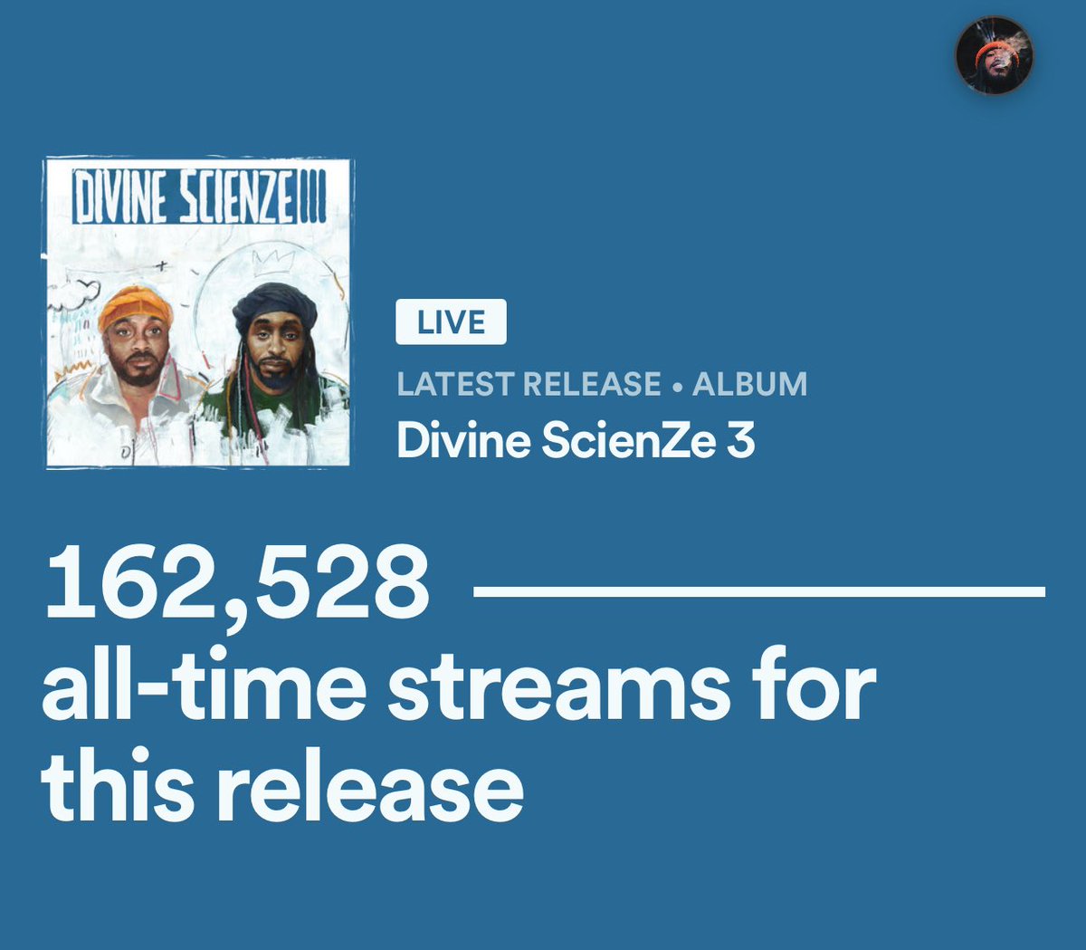 A blessing tho. Let’s keep running it up! Have you heard the new album yet? 👀