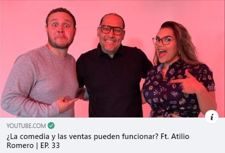 Comedia y Ventas! 
youtube.com/watch?v=uMbwbe…