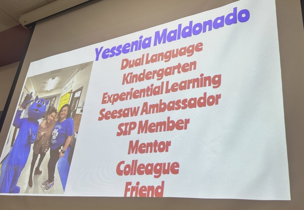 What does it mean to be a Pershing Panther? @Ms_Bazz sharing @PanthersD100 progress on SIP goals, professional learning, student growth & a shared investment in the success of all students! The room was full of proud staff celebrating their school, students & @_MrsMaldonado_ 👏🏼