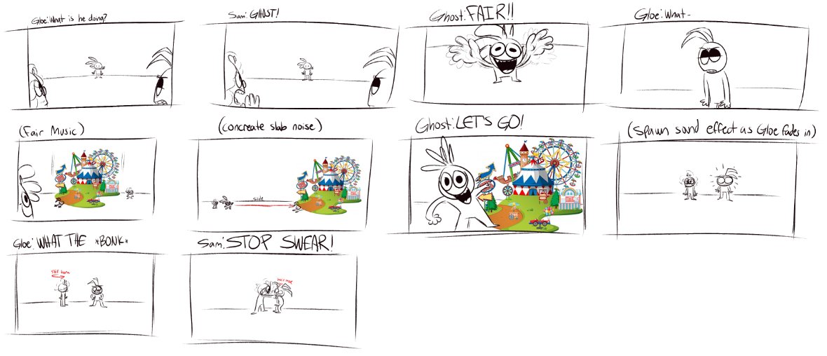 Stupid stupid skit for a stupid stupid show called 'Blank Space' (A show me and my friend are making)

#indieanimation #storyboard #skit #art #artist #coowner #animation #indieshow #show