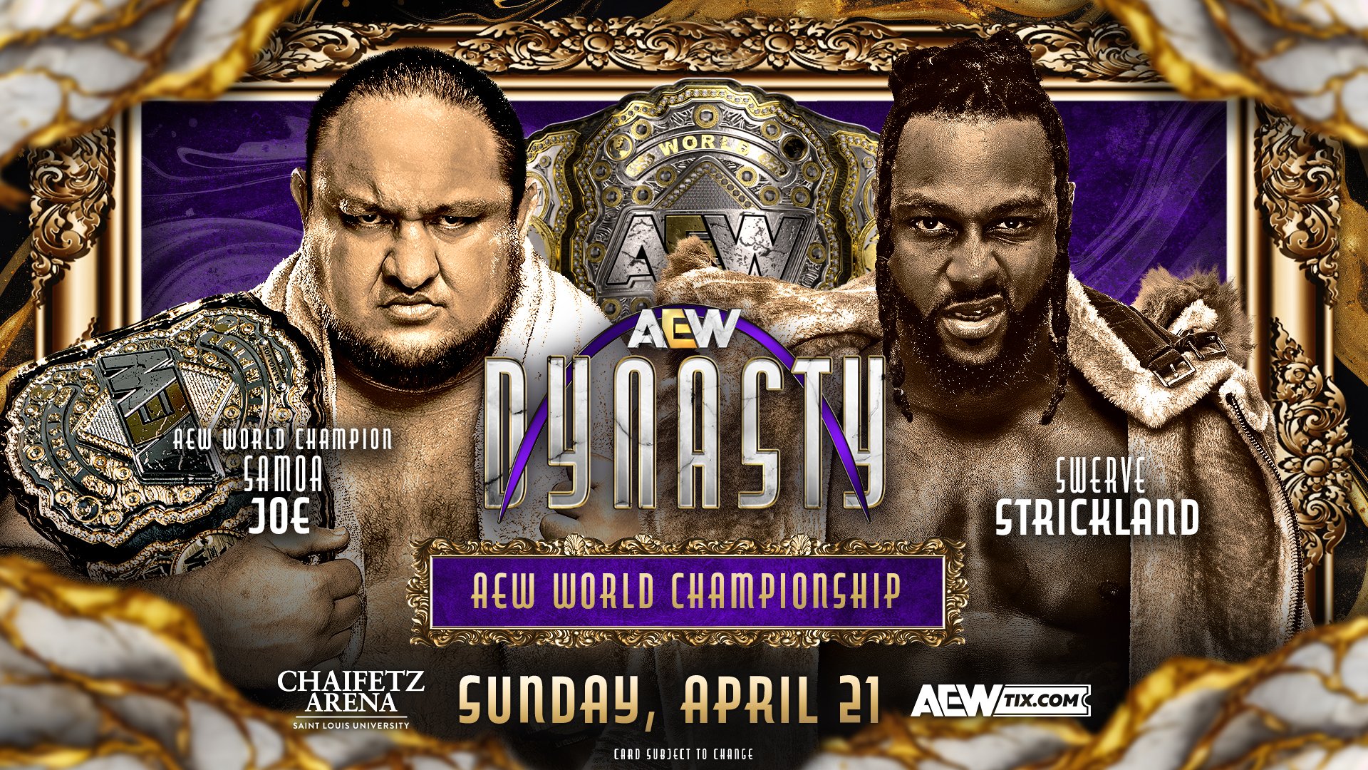AEW Dynasty 2024 Card oficial e todas as informações!