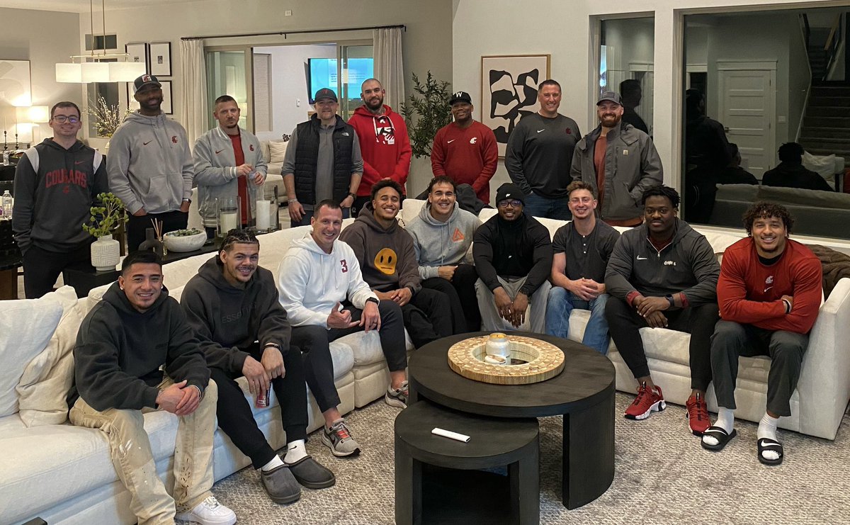 Excited to celebrate our Pro Day Guys with a steak dinner and good times. Huge thanks for all they have done for our program. #PalouseProducts